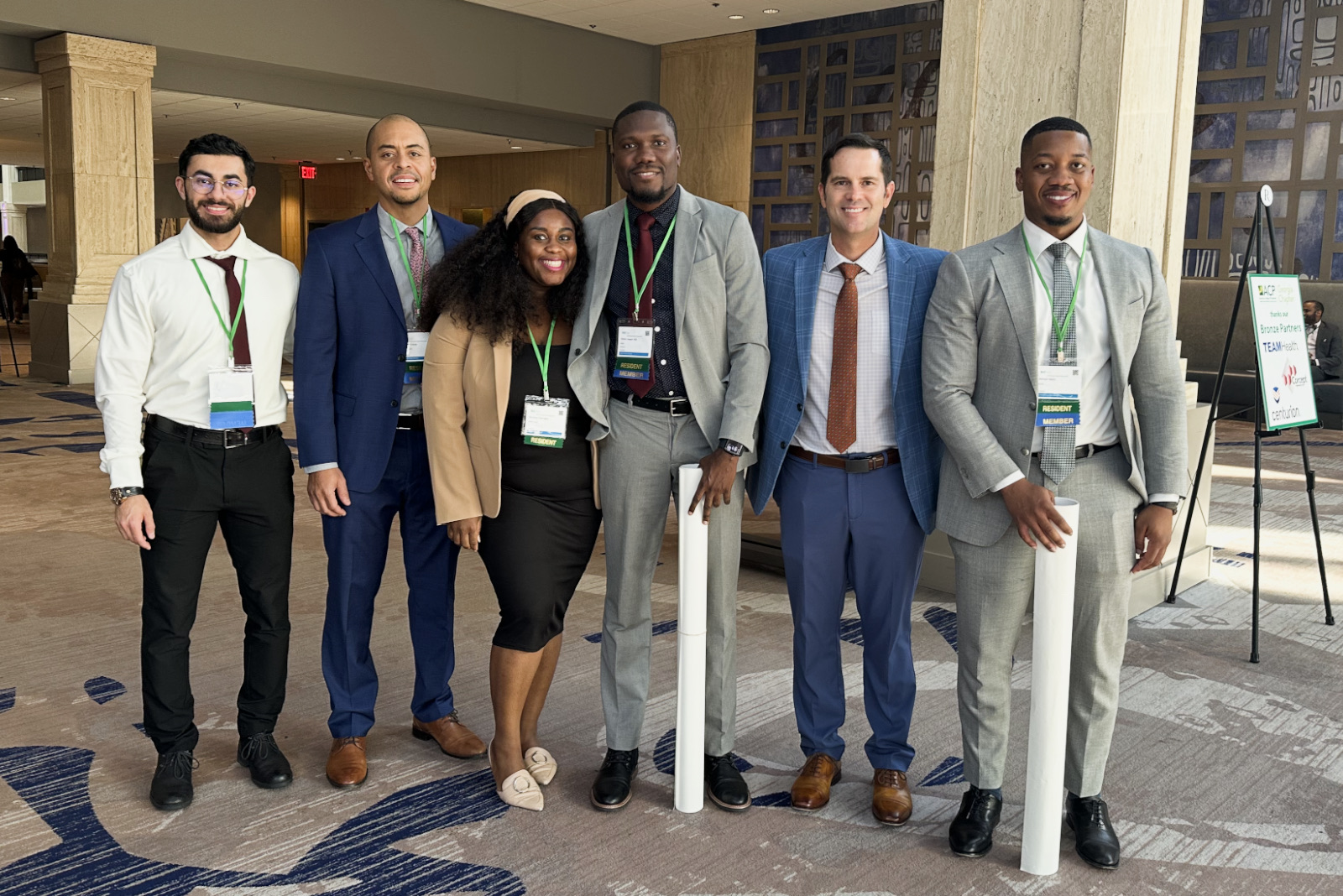 Residents with Dr. Hayes