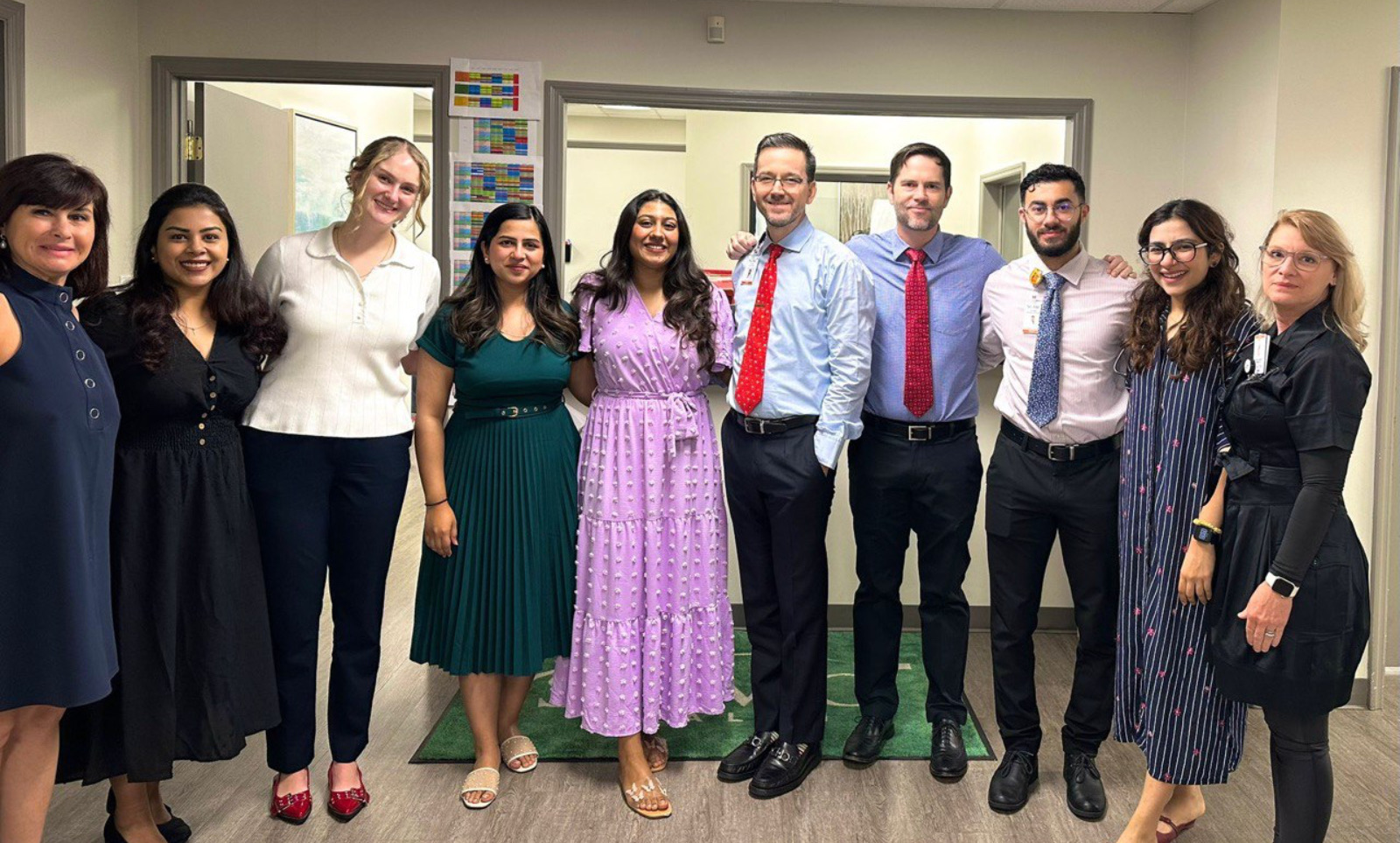 Clinic crew all dressed up ๐
