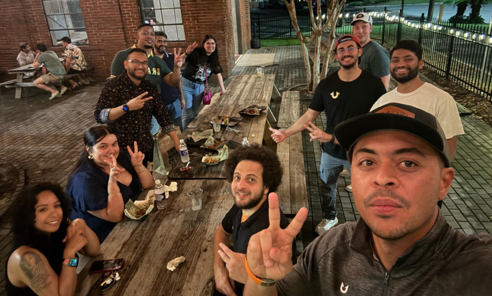 Socializing at Georgia Beer