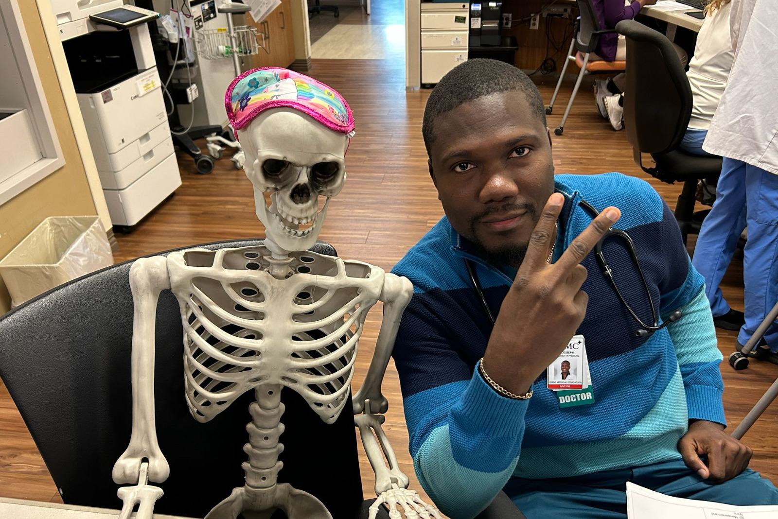 All bones and Dr. "Chill" Joseph π